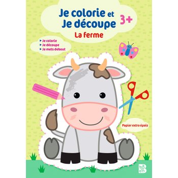 Livre Je Colorie et Je Découpe la Ferme