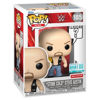 Funko POP! Figurine 185 WWE Stone Cold Steve Austin What? - Édition Limitée Suprême