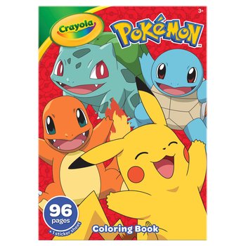 Crayola Pokémon 96 Page Colouring Book