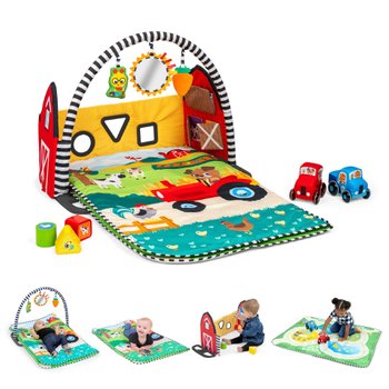 Baby Einstein - Busy Barnyard Tapis d'Éveil Évolutif 4-en-1