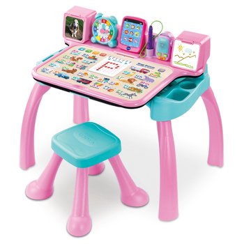 VTech - Magi Bureau Interactif et Musical 6-en-1 - Rose