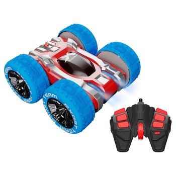 Exost - Voiture Télécommandée 1/18 360 Cross - Bleu et Rouge