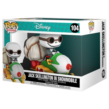 Funko POP! Figurine 104 Disney L'Étrange Noël de Monsieur Jack - Jack Skellington & Motoneige