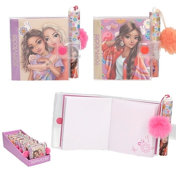 TOPModel - Mini Bloc-Notes Girl Power avec Stylo - Modèle Aléatoire