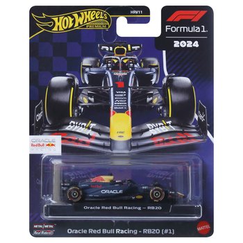 Hot Wheels - Formule 1 2024 Premium 1/64 Véhicule Oracle Red Bull Max Verstappen