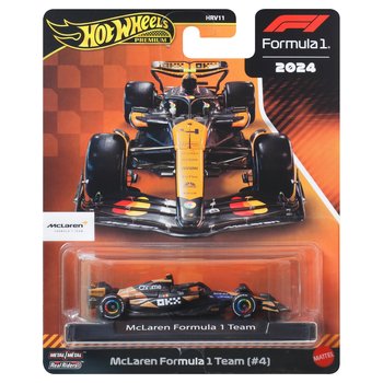 Hot Wheels Premium 2024 Formel 1 Auto McLaren F1 Team Lando Norris