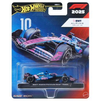 Hot Wheels Premium Formula 1 2025 1:64 BWT Alpine F1 Team Die-Cast Car