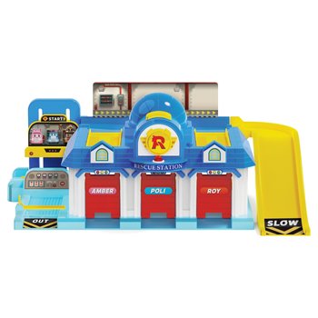 Robocar Poli - Coffret Quartier Général avec Figurine