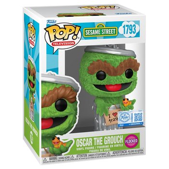 Funko POP! Figur 1793 Sesamstraße Oskar aus der Mülltonne (Flocked)