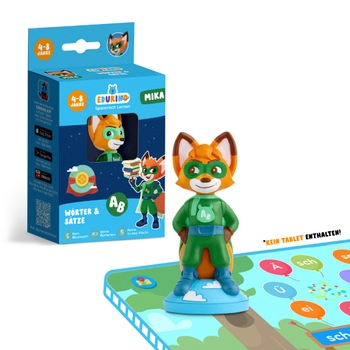 Edurino Lernfigur Hero Mika Erste Wörter & Sätze für Lernapp und Vorschulübungen