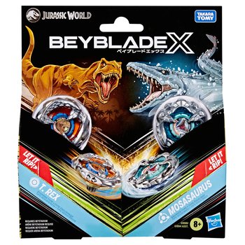 Beyblade X Jurassic World T-Rex vs. Mosasaurus 2er Set