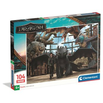 Clementoni Dreamworks How To Train Your Dragon Super Jigsaw Puzzle 104 Pieces