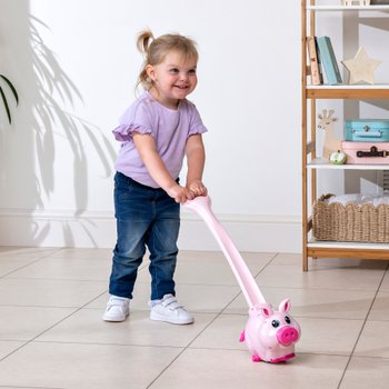 Piggles das tippelnde Schwein Schiebetier mit Sounds