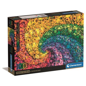 Clementoni Whirl Colourbloom Jigsaw Puzzle 1000 Pieces