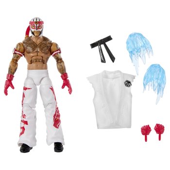 WWE Elite Collection X Street Fighter Action Figures Rey Mysterio as Ryu