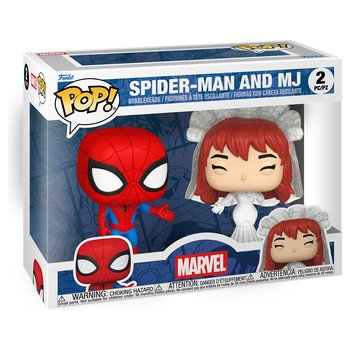 Funko POP! Bobble-Head Figuren Marvel Spider-Man und MJ 2er Set