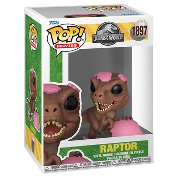 Funko POP! Figur 1897 Jurassic World Raptor aus dem rosa Ei