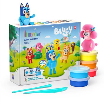 Hey Clay Bluey & Friends Clay Figure Making Kit