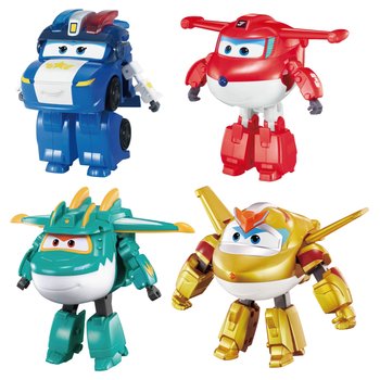 Super Wings - Pack de 4 Figurines Deluxe 12 cm