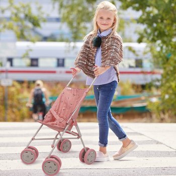 Silver Cross Pop Baby Doll Stroller in Pink Floral