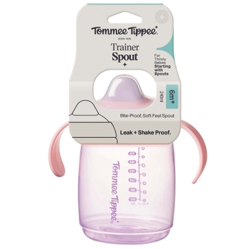 Tommee Tippee - Tasse d'Apprentissage à Bec Spout 240ml - Rose