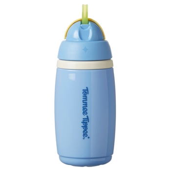 Tommee Tippee - Tasse Isotherme avec Paille 266 ml - Bleu
