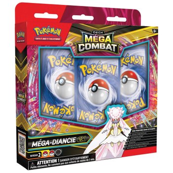 Pokémon - Deck Du Dresseur Méga-Diancie-Ex ou Méga-Ectoplasma-Ex - Modèle Aléatoire