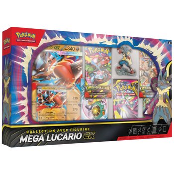 Pokémon - Coffret Collection avec Figurine Mega-Lucario-Ex