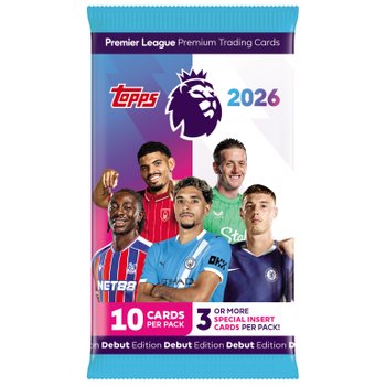 Topps Premier League Trading Card Game: 2026 Debut Edition Packet Assortment