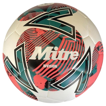 Mitre Division Size 5 Football Red