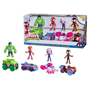 Marvel Spidey and His Amazing Friends Hero Wheels 4 Pack