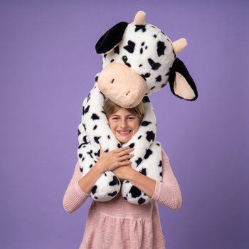 World's Softest Plush Jumbo Mooey the Spotted Cow Soft Toy 122cm