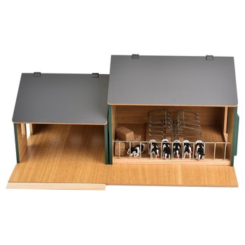 Étable en Bois avec Accessoires