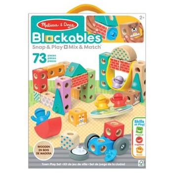 Melissa & Doug - Blockables Ville 73 Pièces