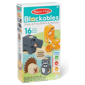 Melissa & Doug - Blockables Animaux de la Forêt 16 Pièces