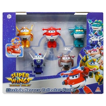 Super Wings Transform-a-Bots 5er Set
