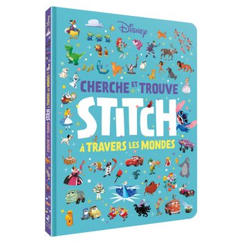 Disney Stitch - Livre Très Grand Cherche et Trouve à Travers les Mondes