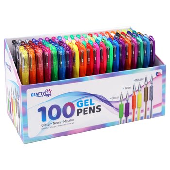 Crafty Co. Gel Pen Multi-Pack 100 Piece