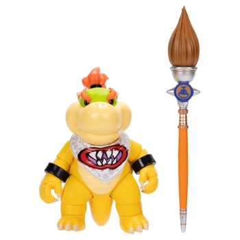 Super Mario Galaxy Film Figur Bowser Jr. mit Pinsel 13 cm