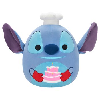 Original Squishmallows Disney Lilo & Stitch Plush Stitch (Chef's Hat with Cake) 25cm