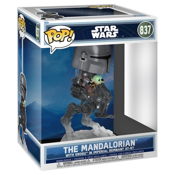 Funko POP! 837: Star Wars The Mandalorian With Grogu In Imperial Remnant AT-RT