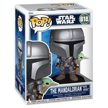 Funko POP! 818: Star Wars The Mandalorian with Grogu