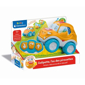 Baby Clementoni - Voiture Télécommandée Galipette, l'As des Pirouettes