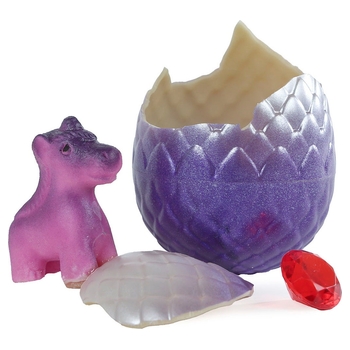 Unicorn Ei mit wachsendem Einhorn 8 cm sortiert