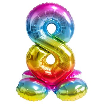 Folienballon zum Aufstellen Nr. 8 71 cm