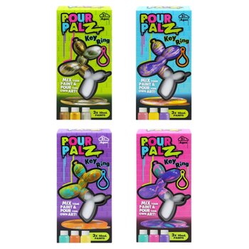 Pour Palz Gietset Sleutelhanger Ballon-Hond assorti