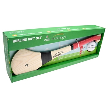 Murphy's Hurling Gift Set 22 Inch Hurley and Sliotar Red