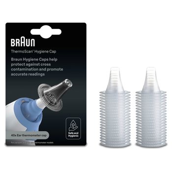 BRAUN Hygiene Beschermkappen voor ThermoScan Oorthermometer 40 Stuks