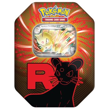 Pokémon Karten Snobilikat-ex Tin Box mit 4 Booster Packs