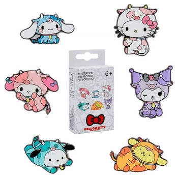 Funko Loungefly Sanrio Hello Kitty and Friends im Kuhkostüm Mystery Pins sortiert